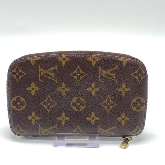 100% Authentic Louis Vuitton Organizer Monogram Wallet - Picture 1 of 16